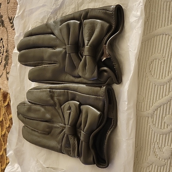 SANDRO Lamo Leather Gloves - Picture 1 of 10
